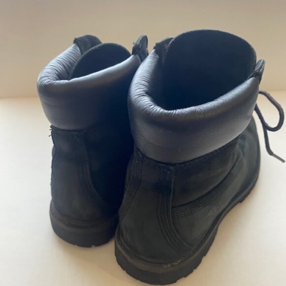 Timberland Black Leather Boots Size 7 8658A 200 Gram - Picture 6 of 11